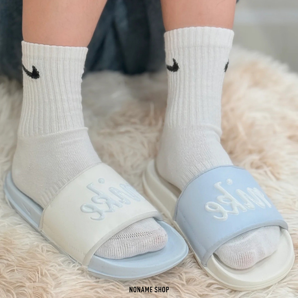 NIKE OFFCOURT SLIDE 軟Q 海綿 鴛鴦 拖鞋 兩色 (女款)