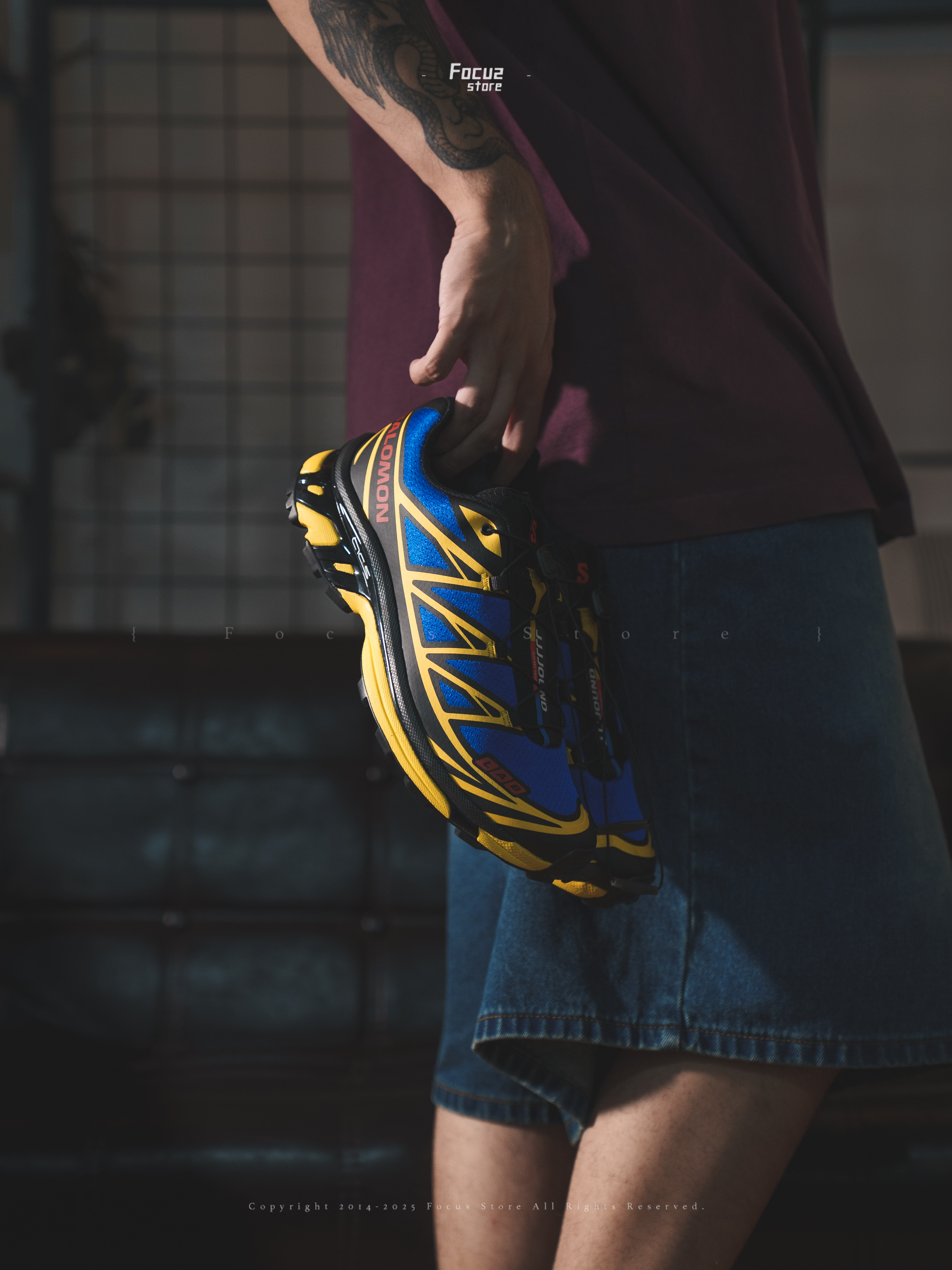 【Focus Store】預購 JJJJound x Salomon XT-6 "Blue Lemon" 藍 黃 491304