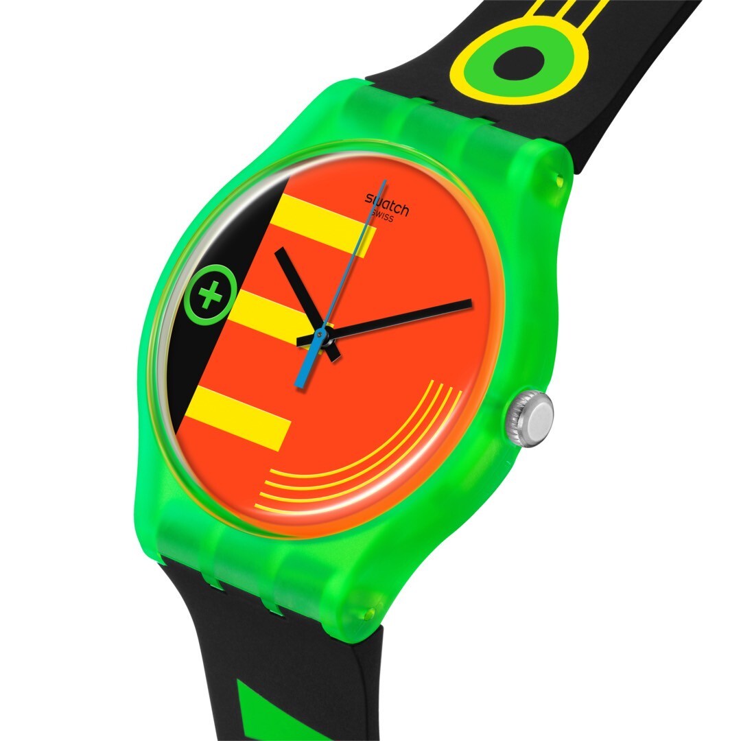 【Swatch】NEON RIDER SO29G106 41mm  Modern Watch