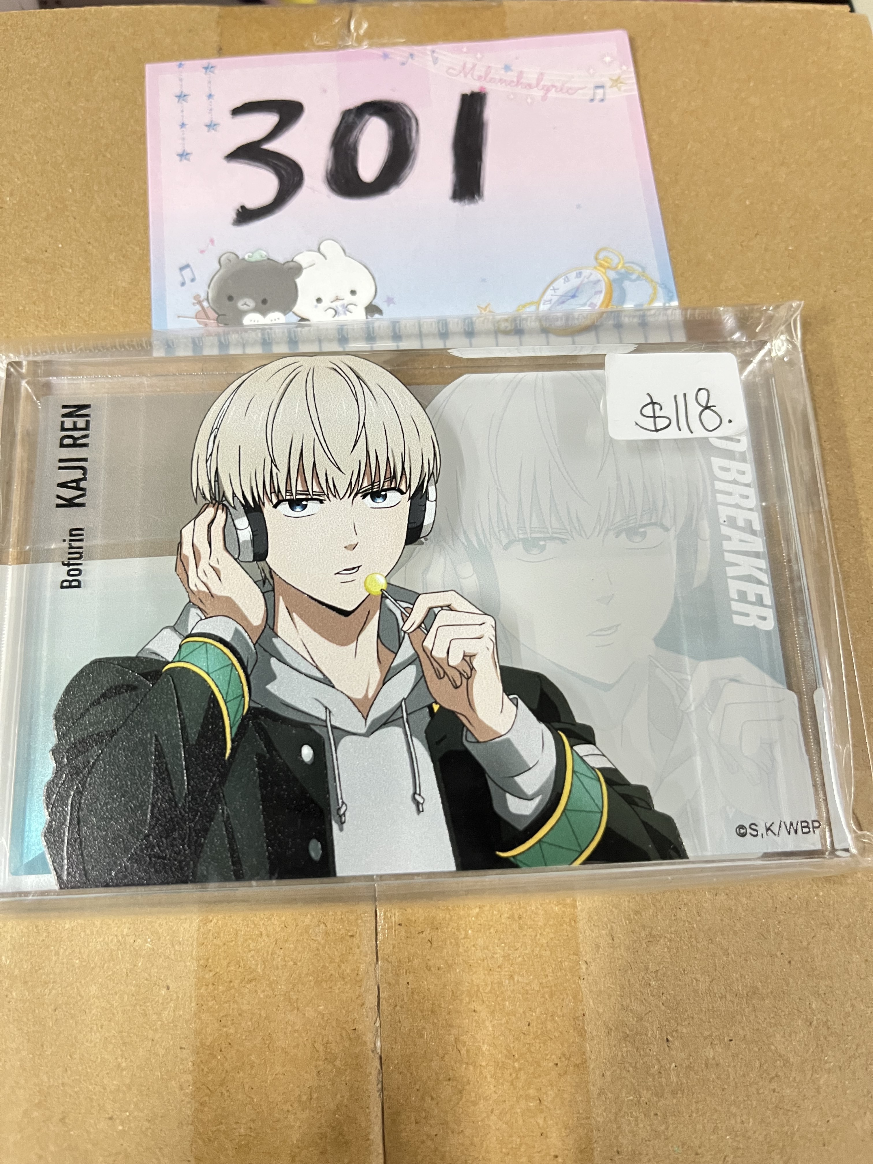 WIND BREAKER 梶蓮 膠牌#301