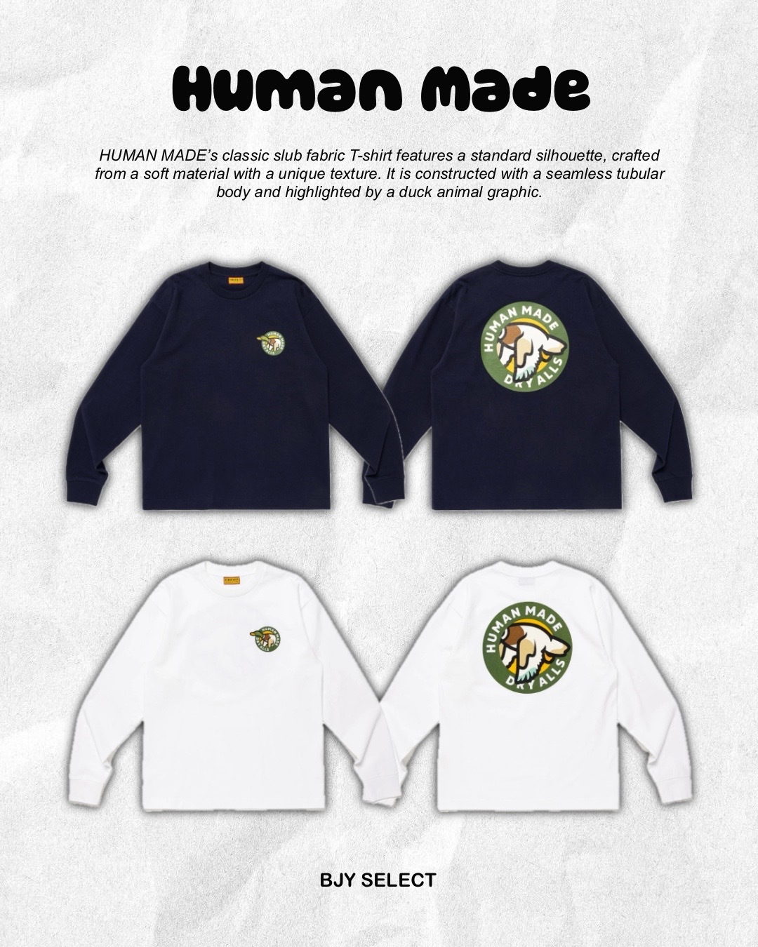 #代購 日本連線 HUMAN MADE GRAPHIC LS T-SHIRT 薄長踢 兩色