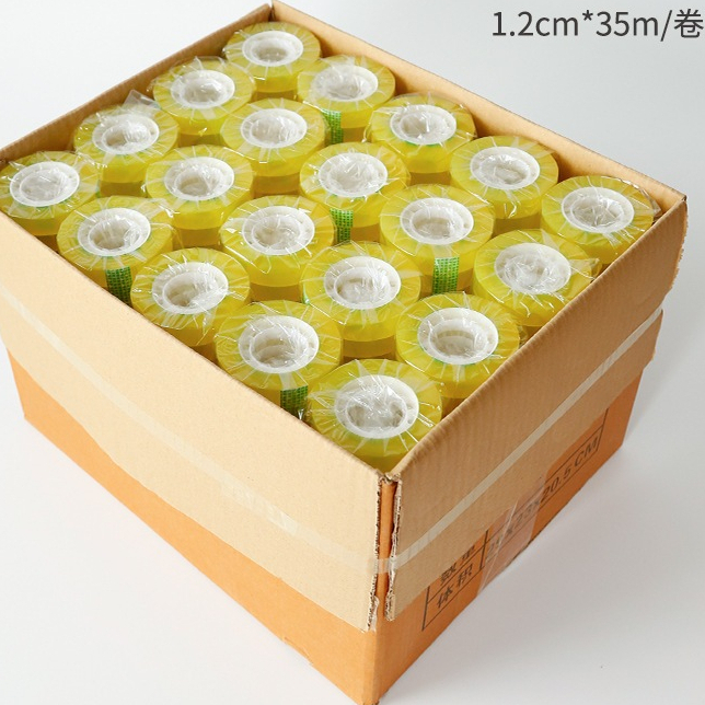 【台灣現貨速發】1.2cm透明膠帶｜35M｜ 膠帶卷 膠帶 手工工具