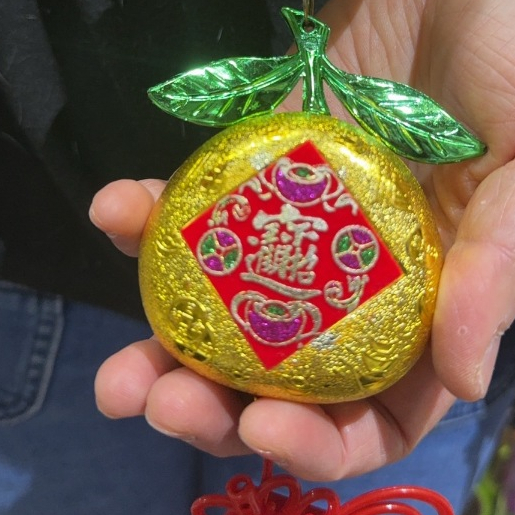 【台灣現貨速發】橘子 鳳梨 新年飾品 立體 掛飾｜新年裝飾 新年