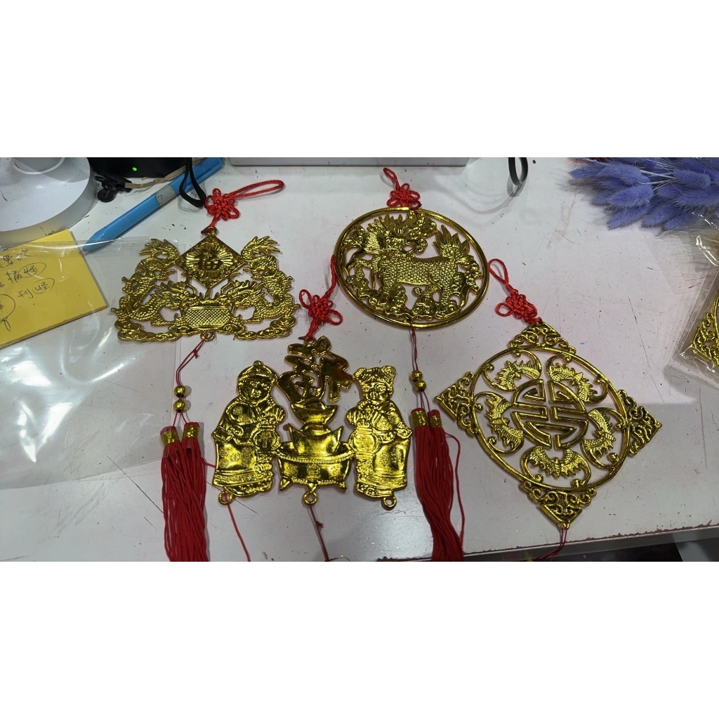 【台灣現貨速發】新年飾品掛飾 花藝資材 春節 吉祥如意 鴻運當