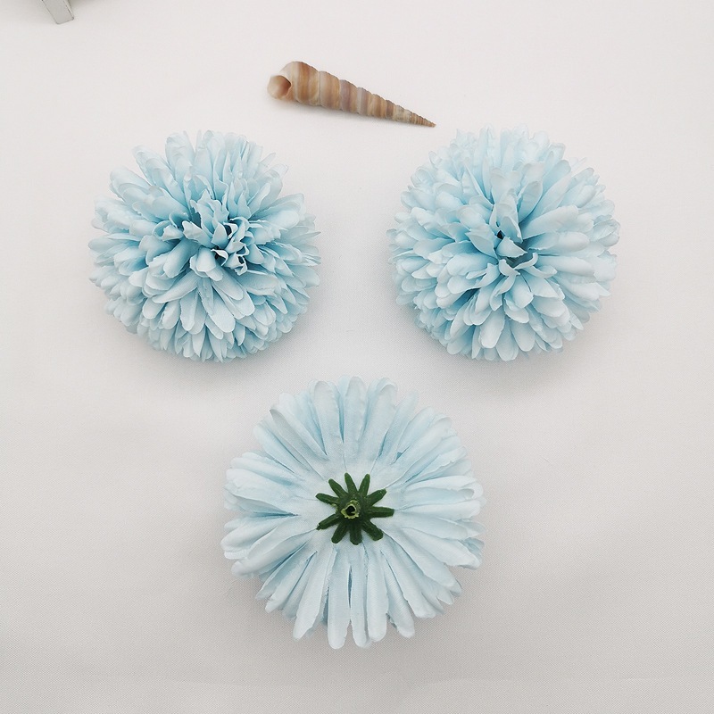 【台灣現貨速發】蒲公英球菊 兵乓菊 花材假花頭 圓球菊 森林系仿真花