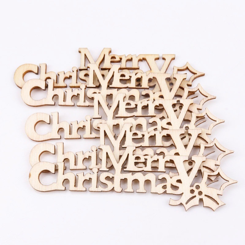 【台灣現貨速發】木片聖誕字 MERRY CHRISTMAS｜聖誕字牌 聖誕節 裝飾 字母