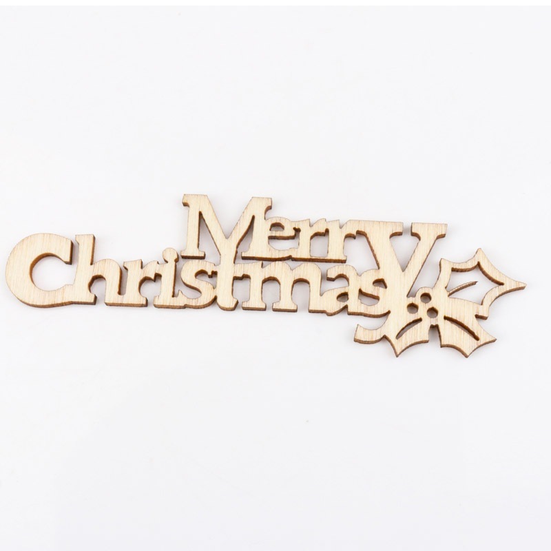 【台灣現貨速發】木片聖誕字 MERRY CHRISTMAS｜聖誕字牌 聖誕節 裝飾 字母