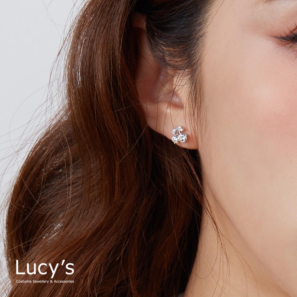 閃亮櫻桃 耳環 (二色) (124478/124480)