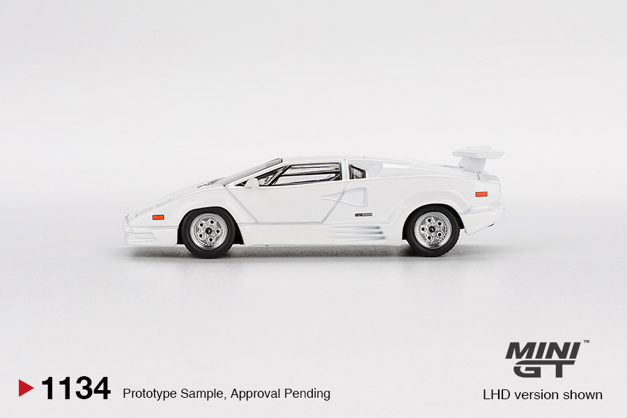 【預訂】Mini GT 1134 Lamborghini Countach 25th Anniversary White