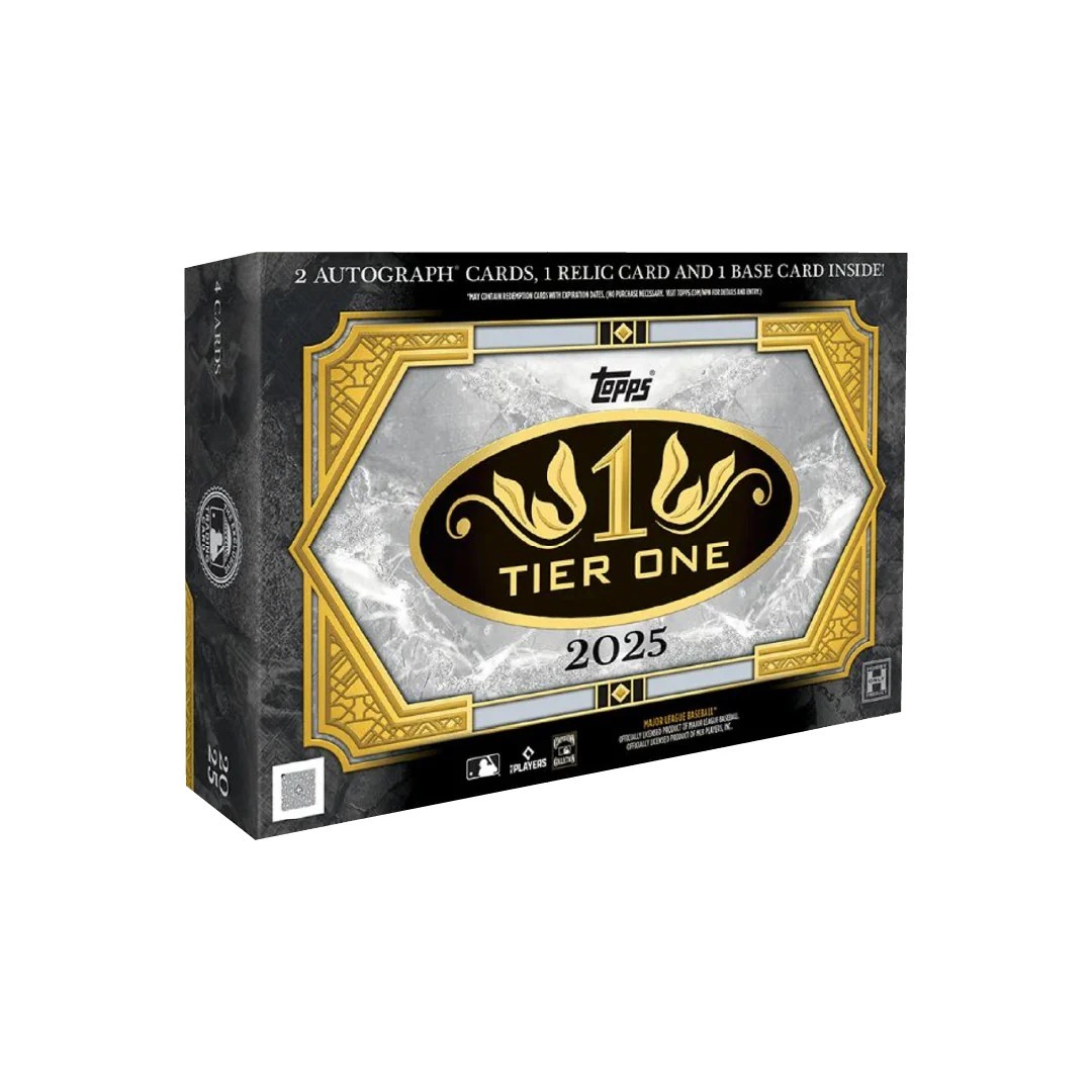 【在庫僅か！】2025 Topps Tier One Baseball 2025 Topps Tier One Baseball - Hobby Box - Sealed Case
