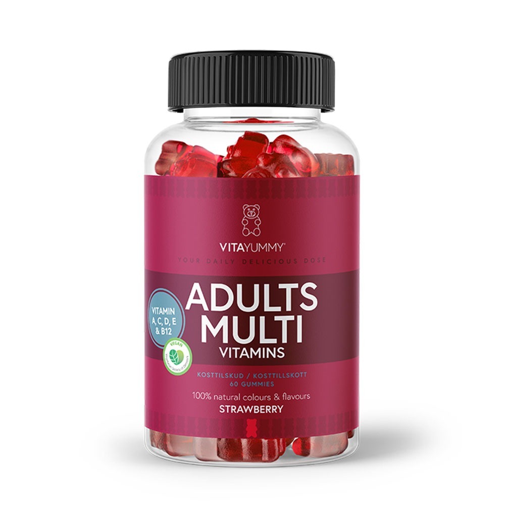 Vita Yummy Adults Multi Vitamins 丹麥成人綜合機能軟糖(60顆/瓶)