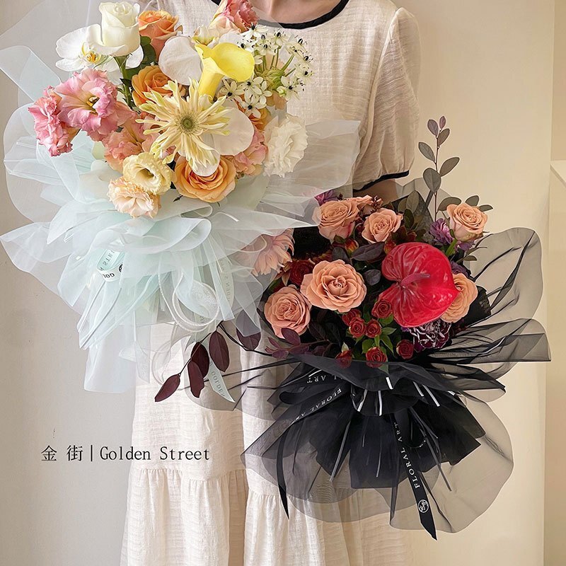 【台灣現貨速發】花瓣紗 包裝紗網軟纱