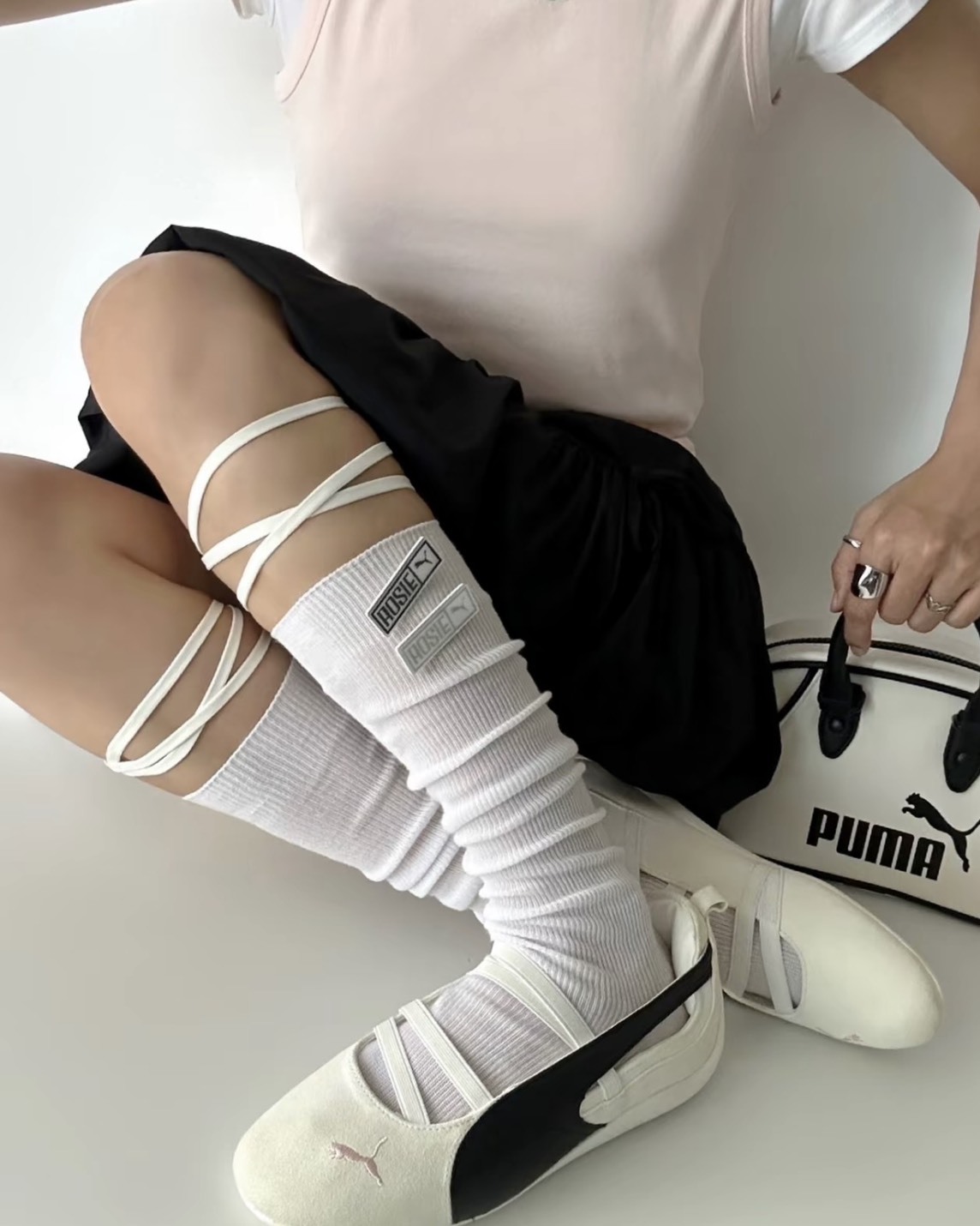 「SS預購」ROSÉ x PUMA speedcat 綁帶芭蕾鞋 404395-01