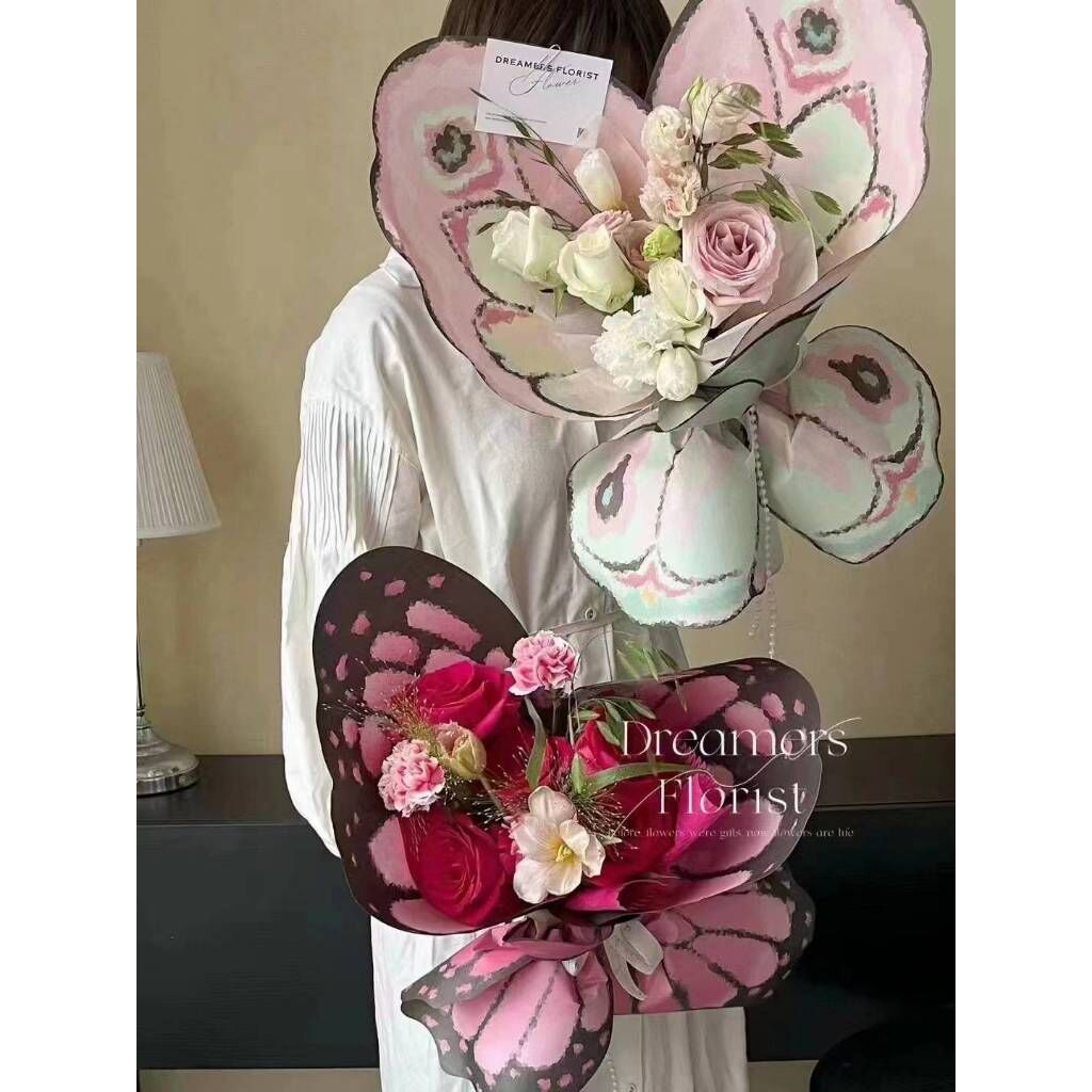 【台灣現貨速發】蝴蝶造型包裝紙