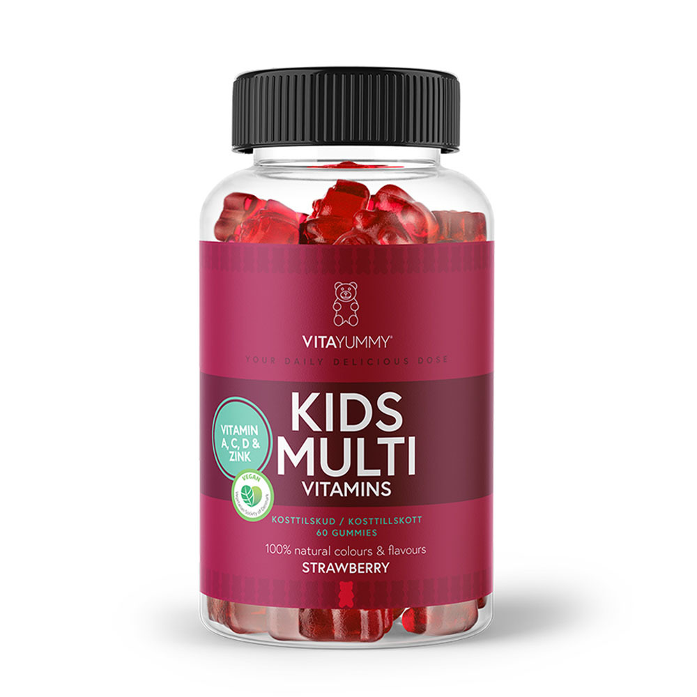 Vita Yummy Kids Multi Vitamins 丹麥兒童綜合機能軟糖(60顆/瓶)