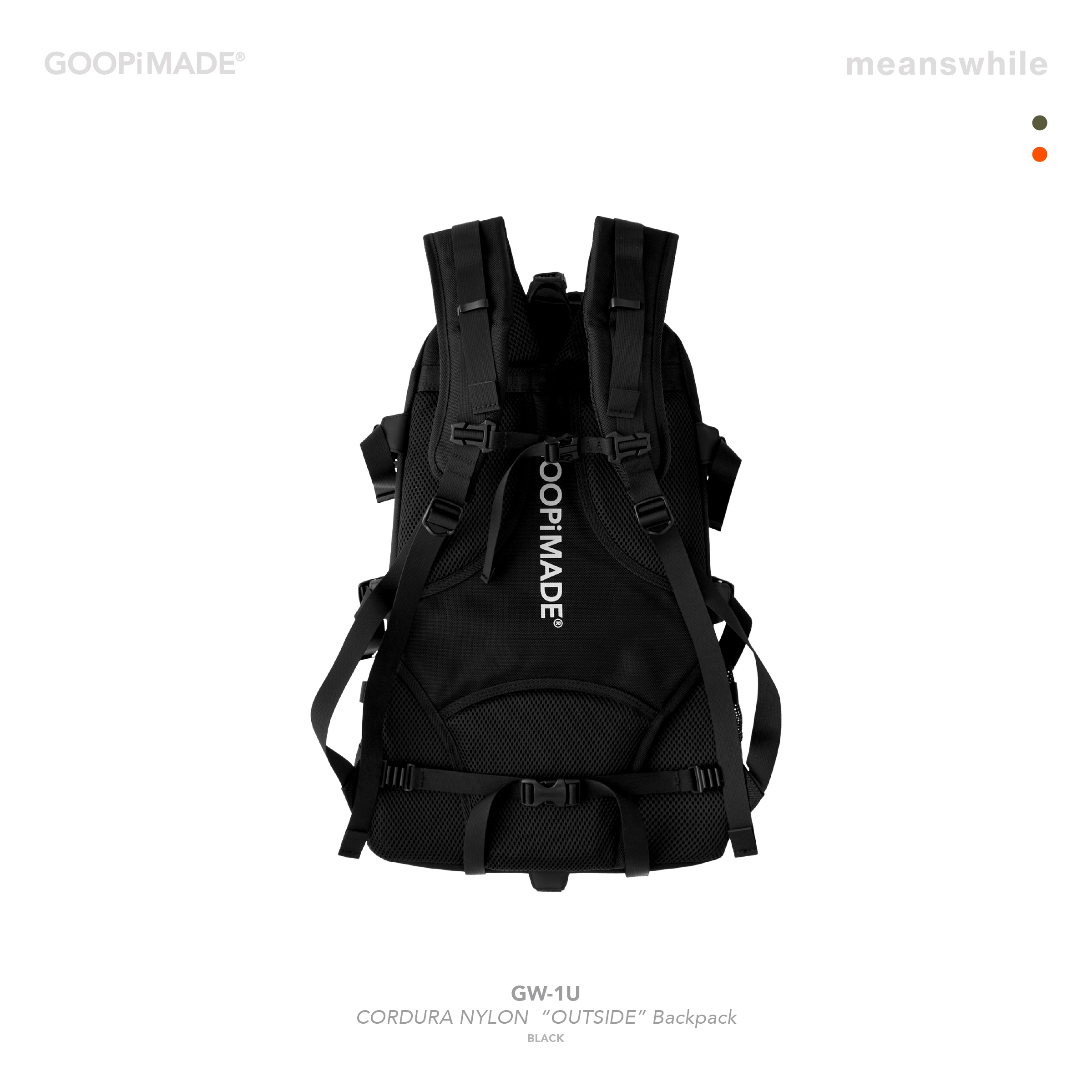 新品 GOOPiMADE × meanwhile ウエストバッグ GOOPiMADE x meanswhile