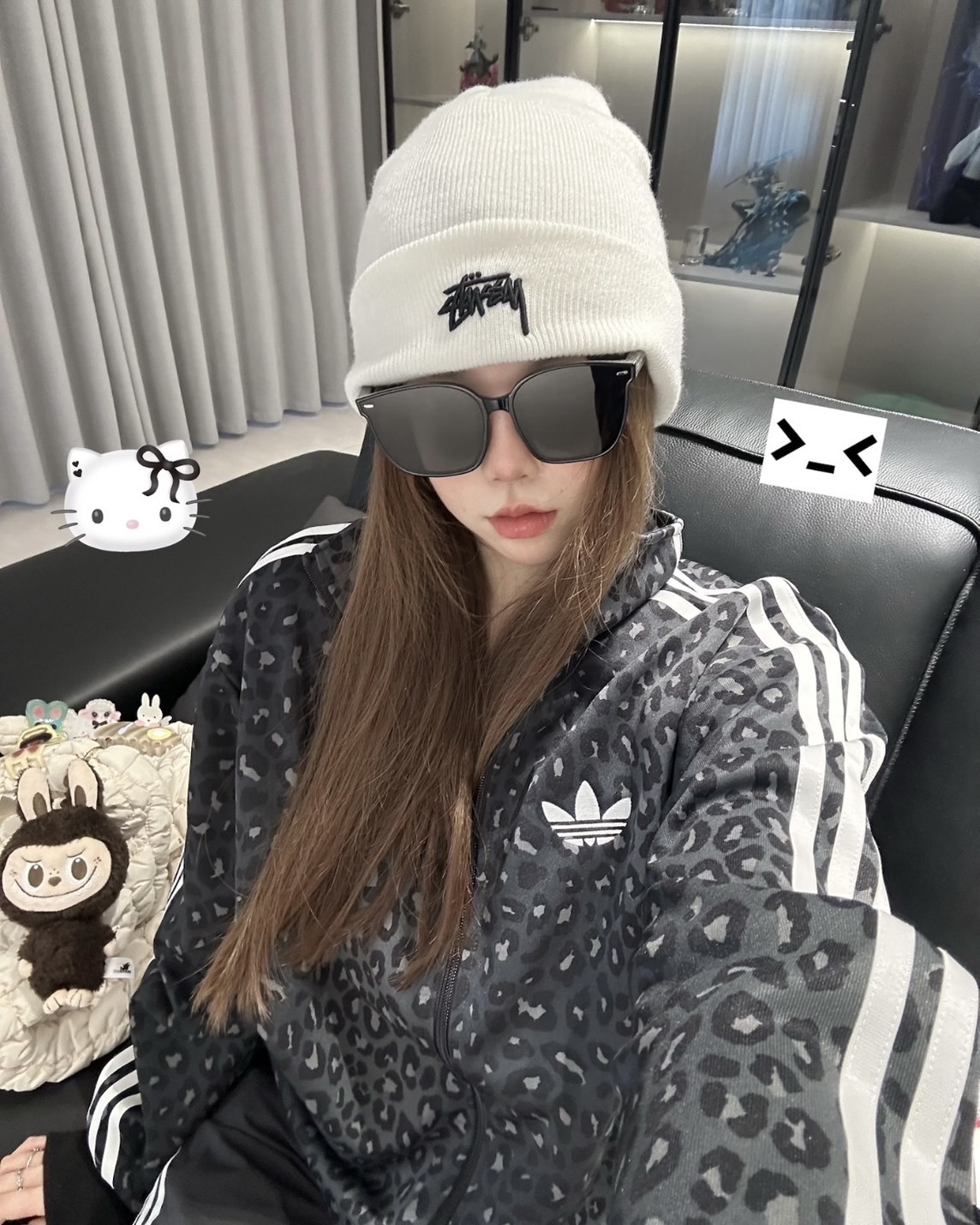 <現貨><豹>Adiads Originals Firebird Loose Leo Track Top 豹紋 外套 長褲