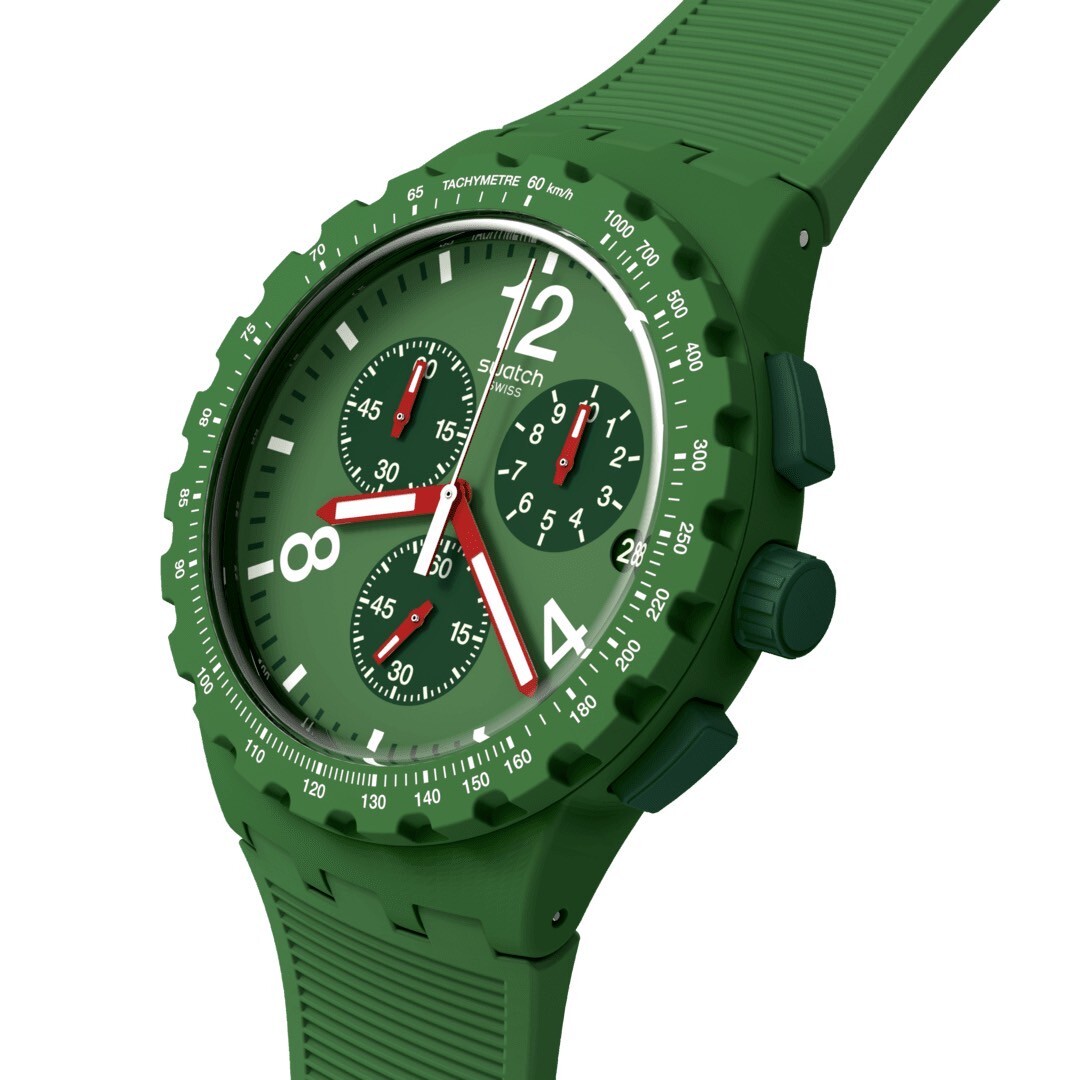 【Swatch】PRIMARILY GREEN SUSG407 42mm  Modern Watch