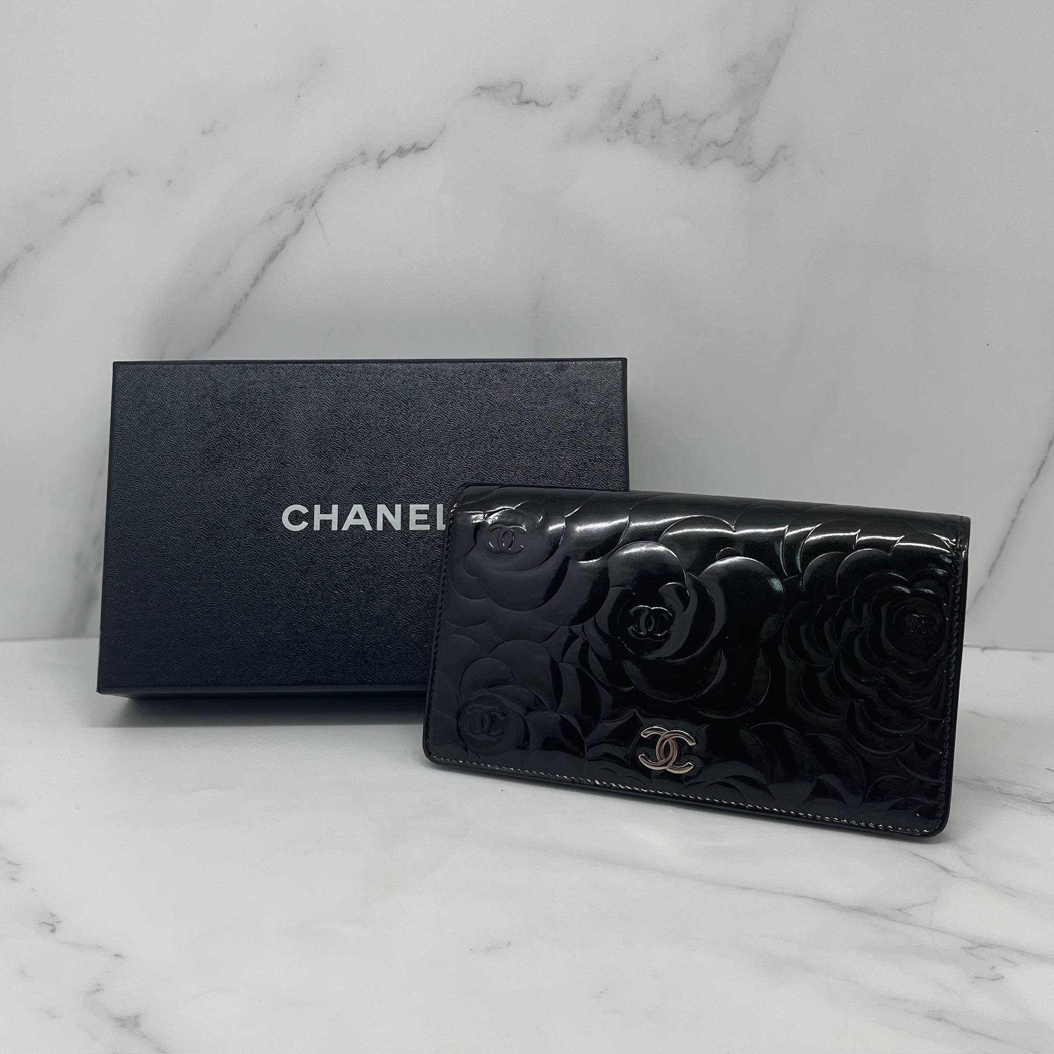 Chanel Wallet（綠色漆皮）