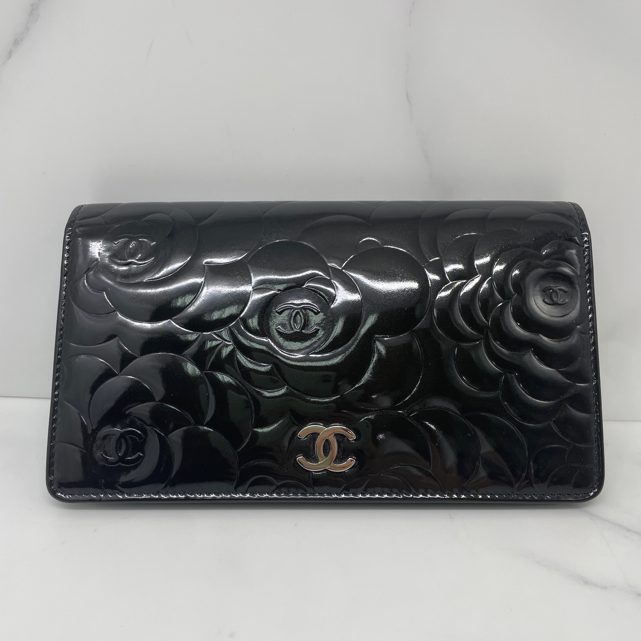 Chanel Wallet（綠色漆皮）