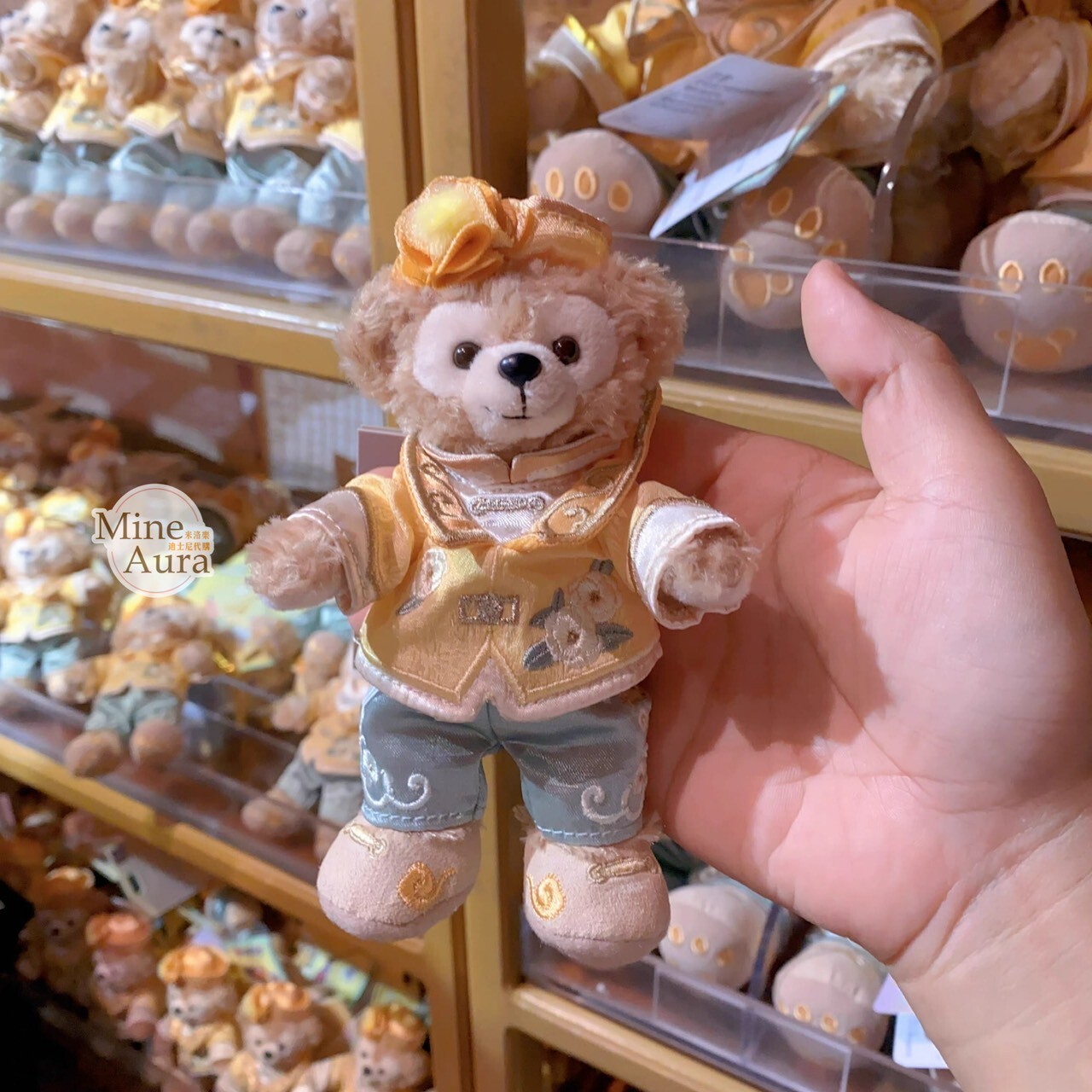 達菲和朋友們 花間綺夢系列 達菲 Duffy 鑰匙圈 吊飾 -上海迪士尼樂園