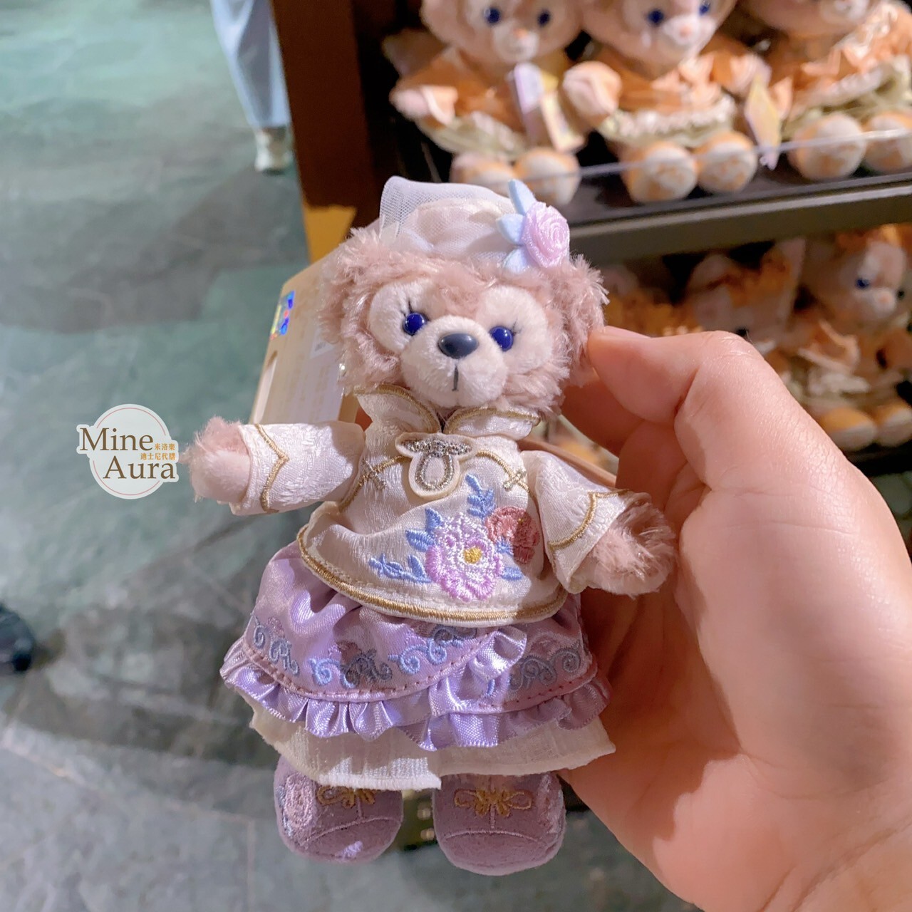 達菲和朋友們 花間綺夢系列 雪莉玫 ShellieMay 鑰匙圈 吊飾 -上海迪士尼樂園