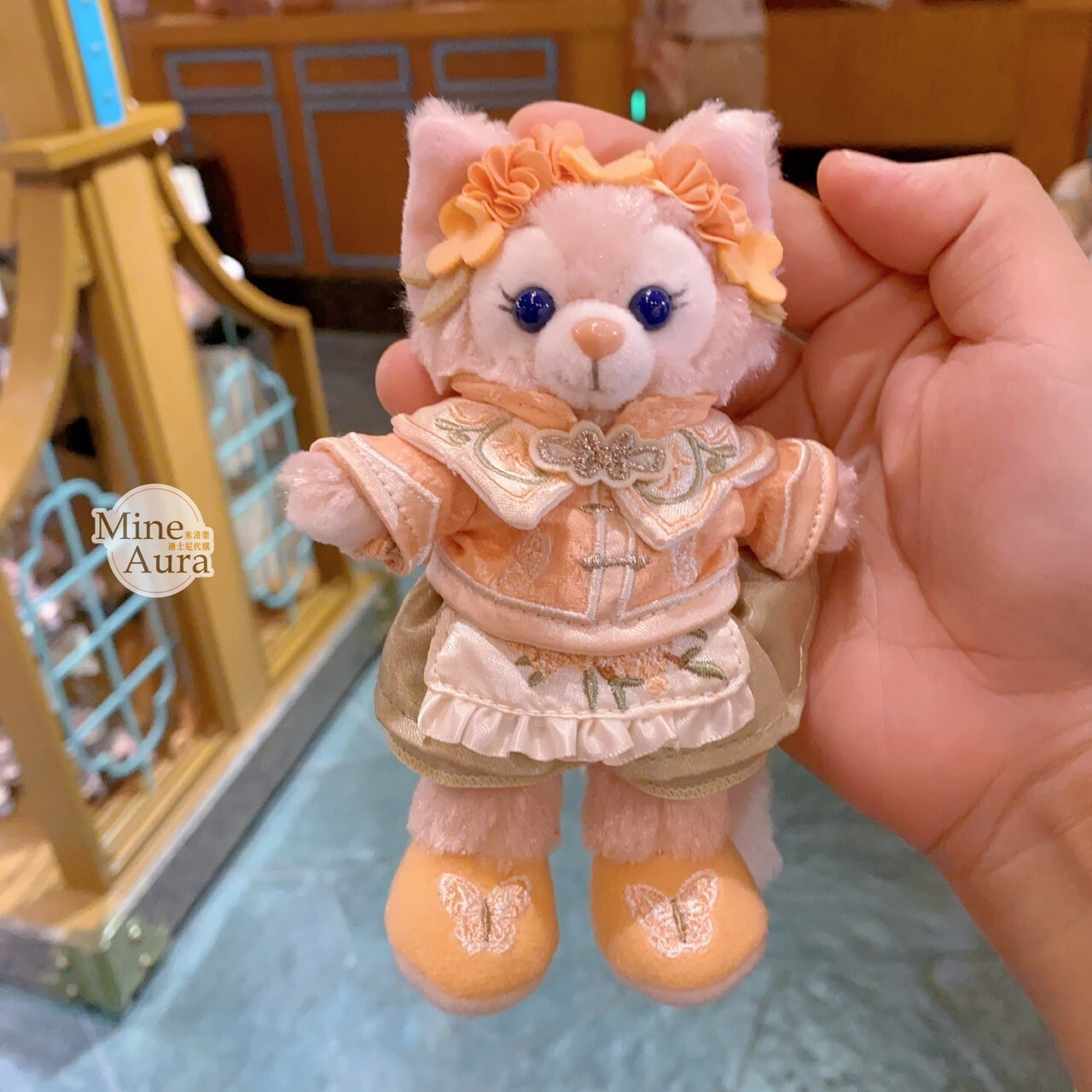 達菲和朋友們 花間綺夢系列 玲娜貝兒 Lina bell 鑰匙圈 吊飾 -上海迪士尼樂園