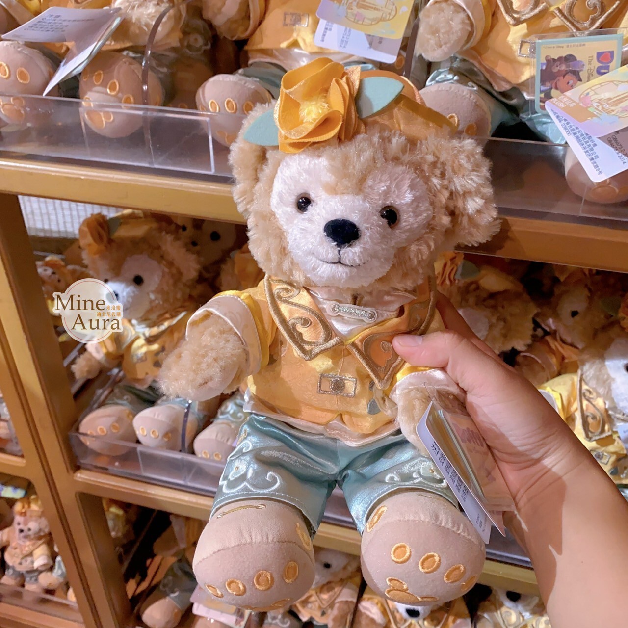 達菲和朋友們 花間綺夢系列 達菲 Duffy SS號 娃娃 玩偶 -上海迪士尼樂園