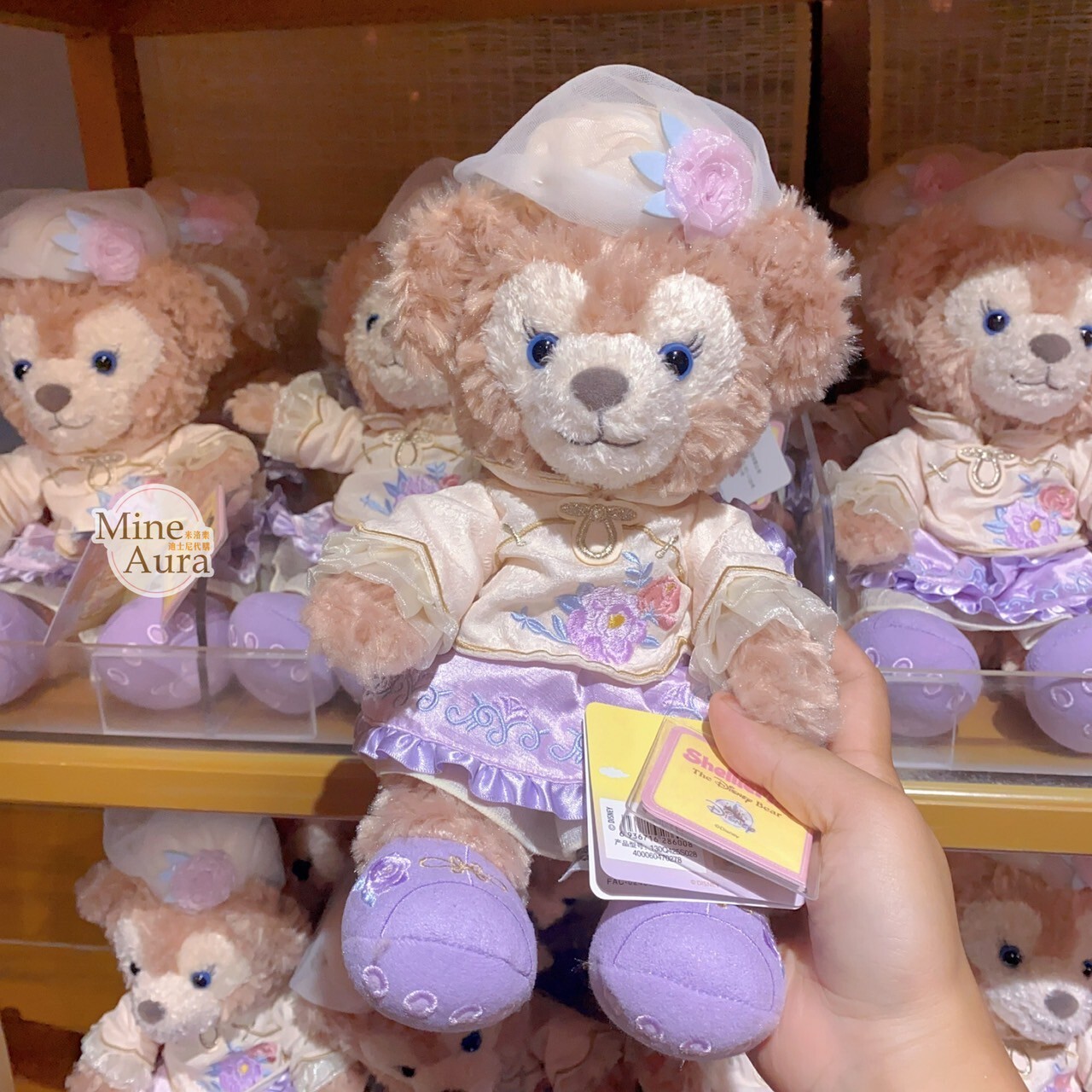 達菲和朋友們 花間綺夢系列 雪莉玫 ShellieMay SS號 娃娃 玩偶 -上海迪士尼樂園