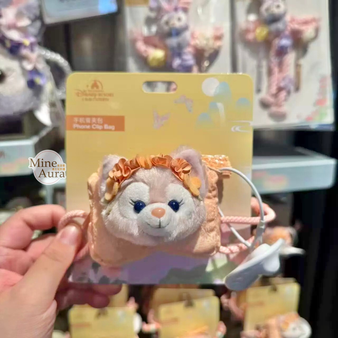 達菲和朋友們 花間綺夢系列 玲娜貝兒 Linabell 造型 手機背夾 -上海迪士尼樂園