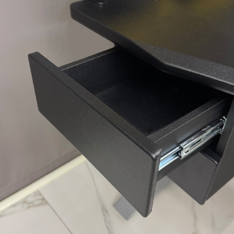 桌下型雙層抽屜｜無把手款