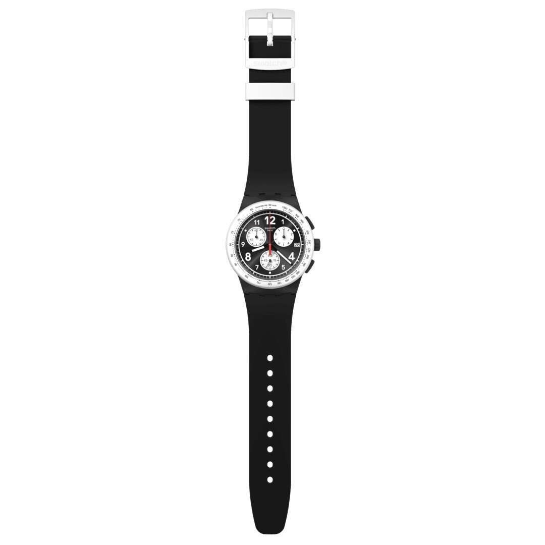 【Swatch】NOTHING BASIC ABOUT BLACK SUSB420 42mm  Modern Watch