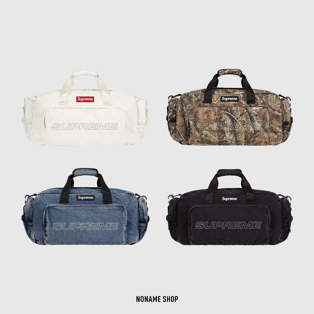 SUPREME FW25 WEEK1 Denim Duffle Bag 旅行袋 四色
