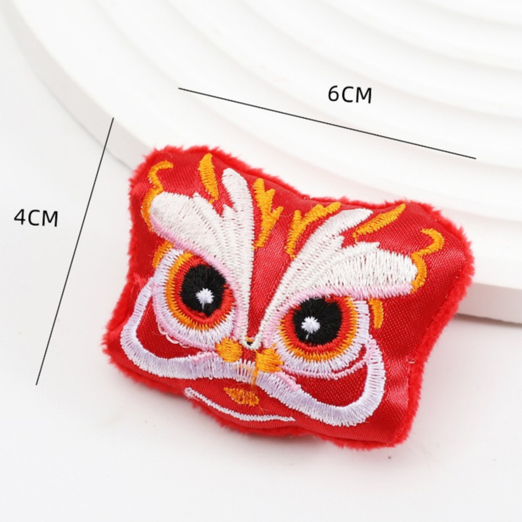 【台灣現貨速發】醒獅 絨毛布娃娃 鯉魚 招財貓 年宵 新年