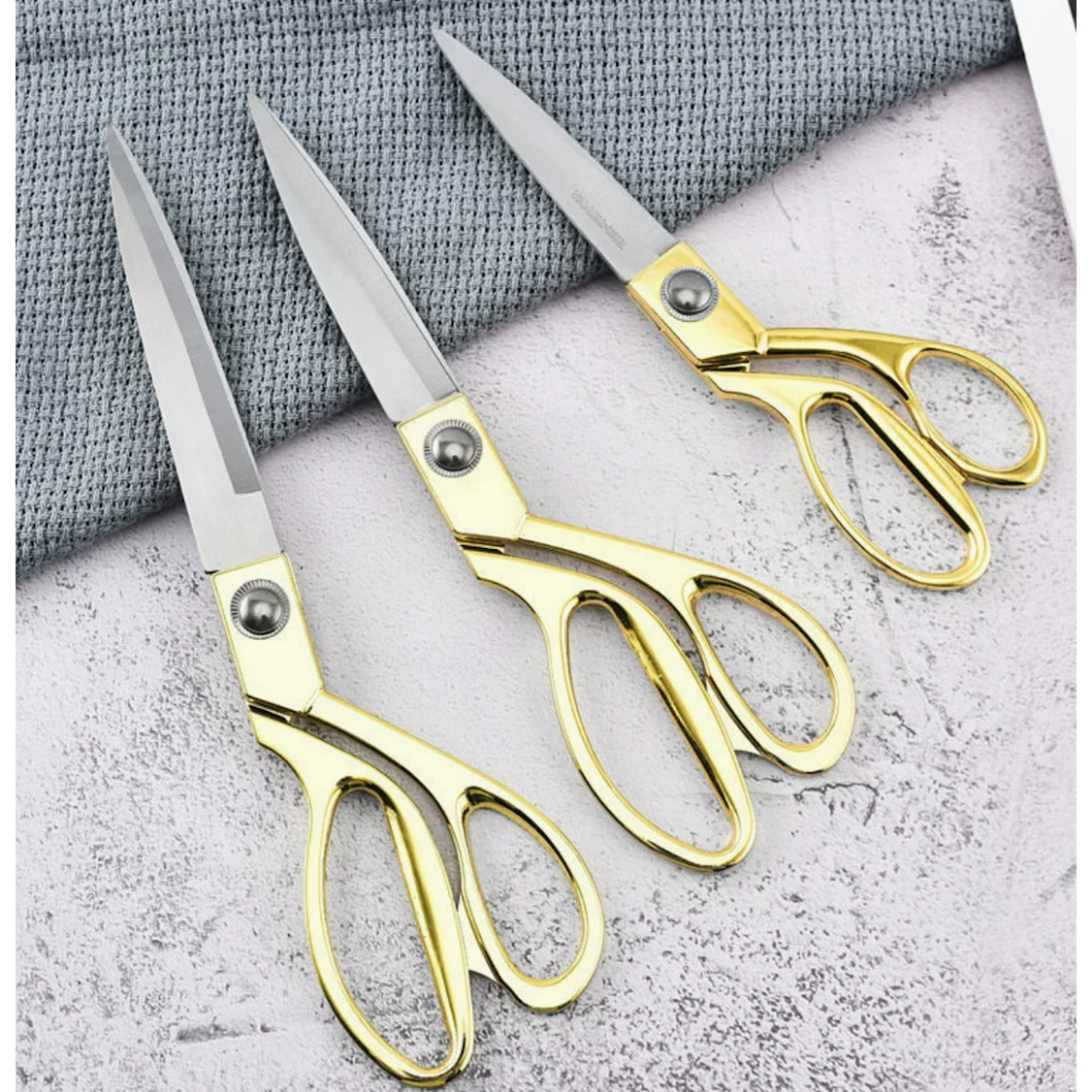 【台灣現貨速發】金剪刀 精選絲帶剪 開幕剪綵｜剪緞帶 剪布專用剪刀