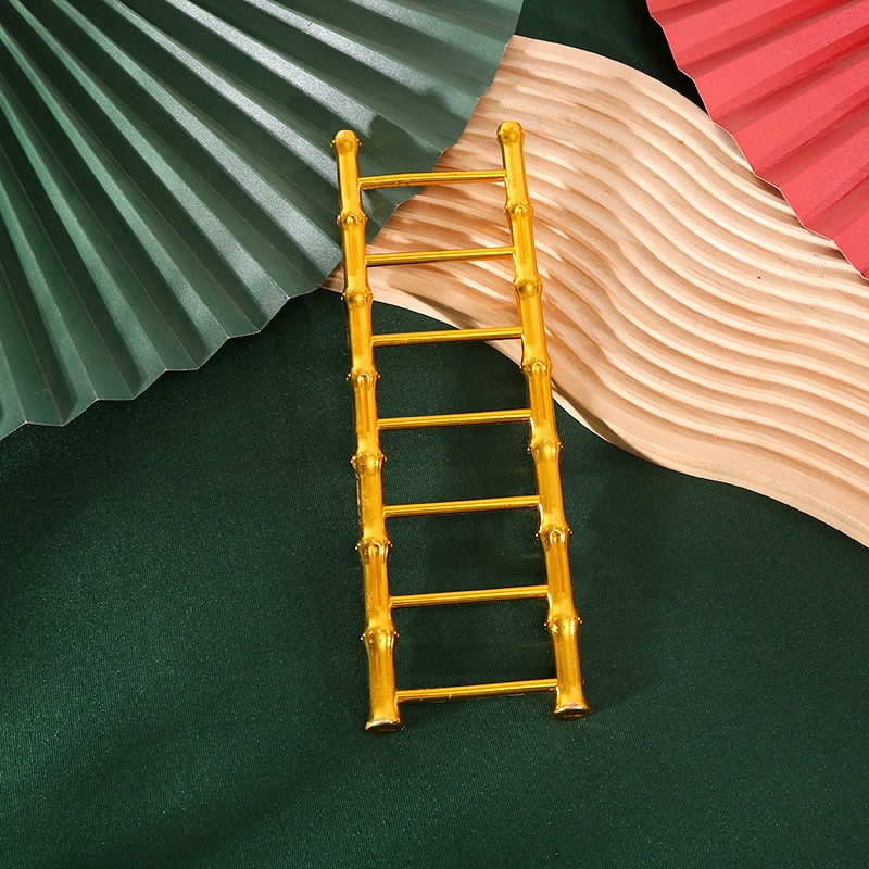 【台灣現貨速發】金梯子 步步高升 ｜花藝 裝飾