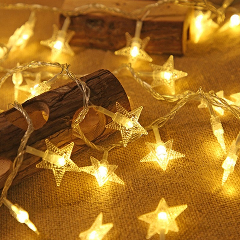 【台灣現貨速發】小圓氣泡球燈 水晶球燈 滿天星燈｜led燈 黃燈 電池盒 串燈 場地佈置 裝飾燈串 露營燈串