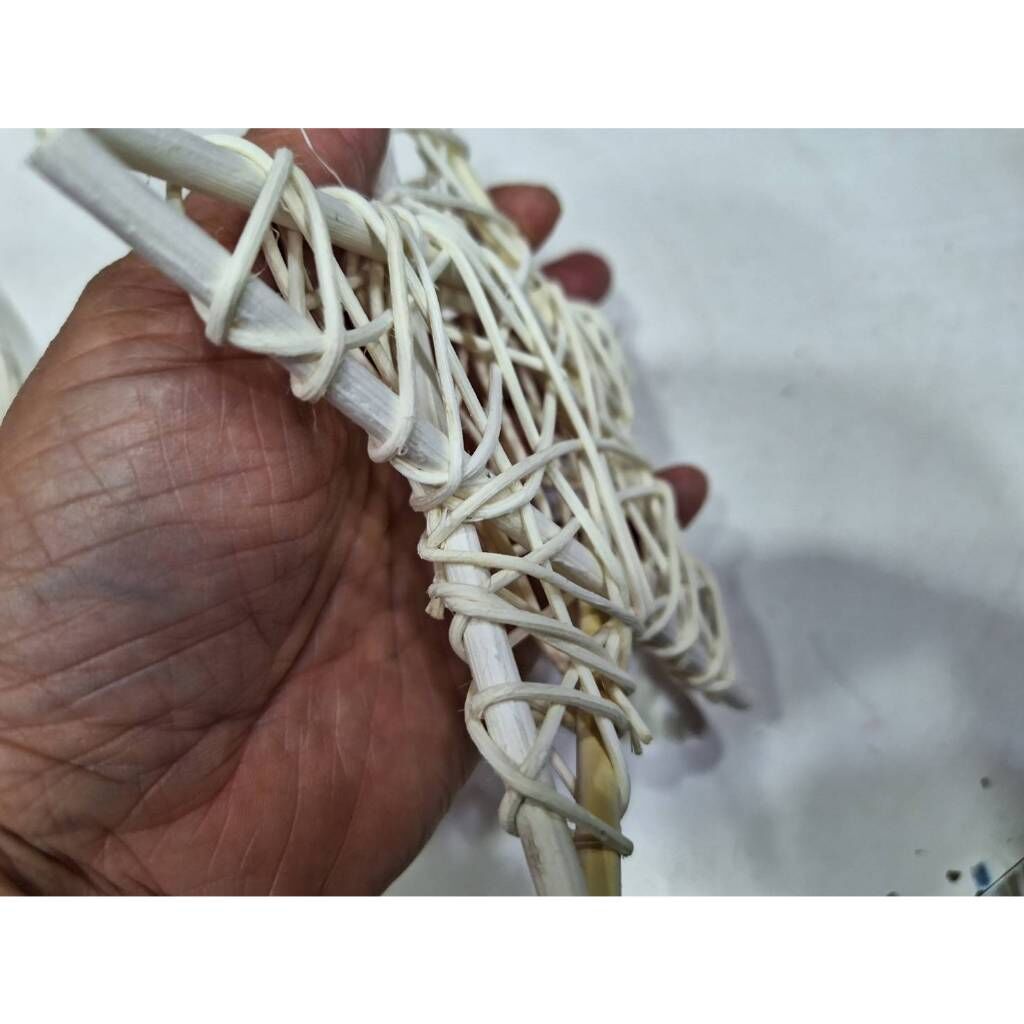 【台灣現貨速發】白色五角星藤環 藤圈 聖誕藤圈 星星藤圈 藤编花環 乾花藤環