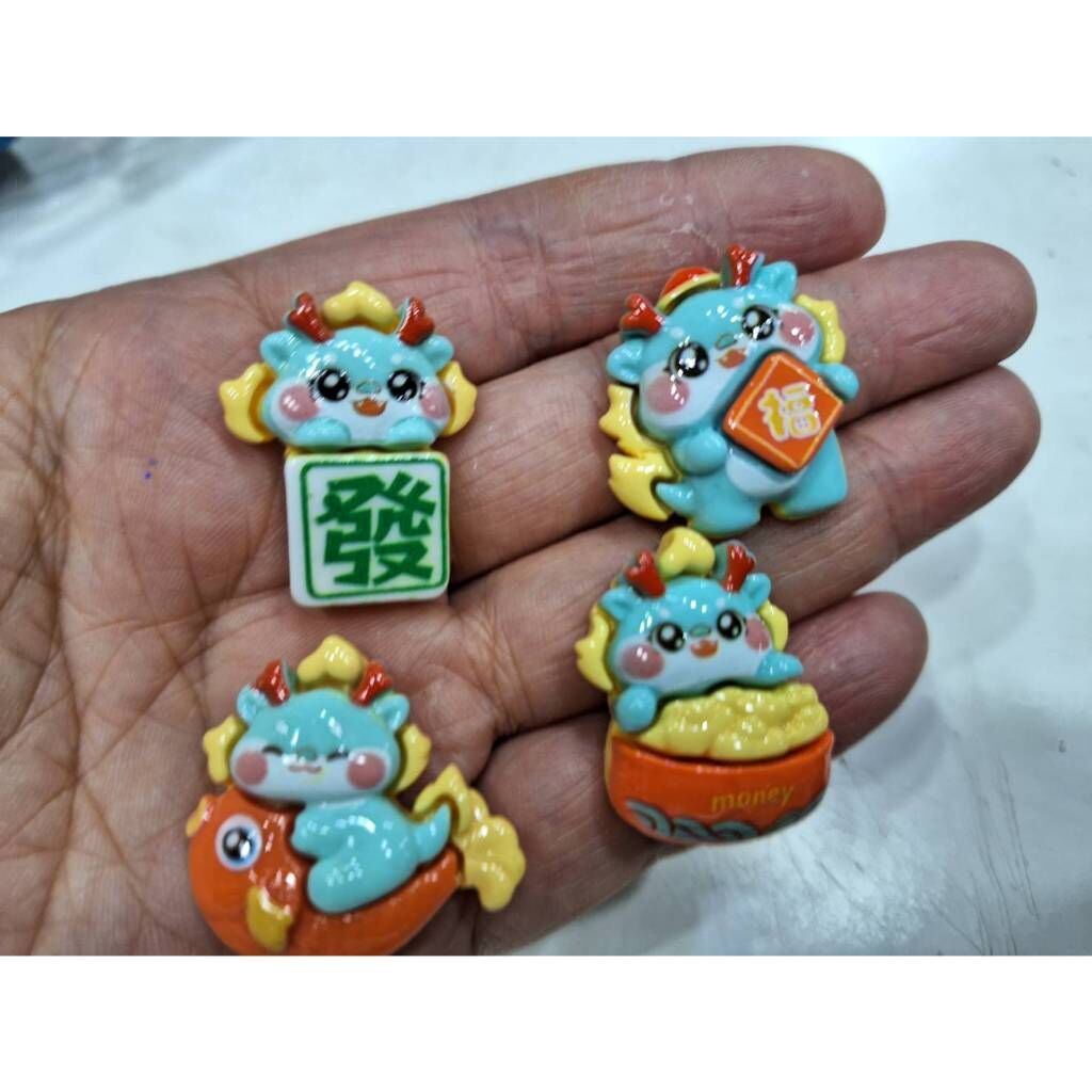 ((台灣現貨速發)))新年//龍年--飾品迷你配件//手工藝貼片