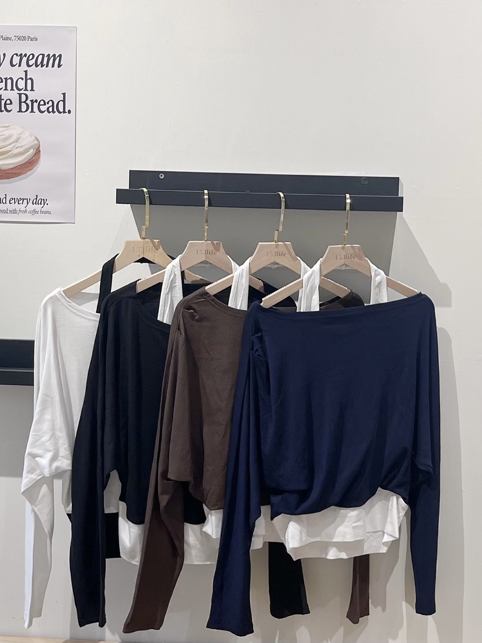 |現貨|棉質舒適兩件式掛脖平口上衣(4色)