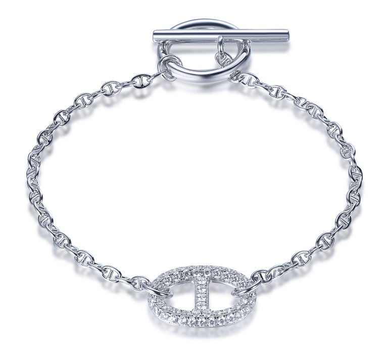 (4313) ANY JEWERLRY - B1898 豬鼻手鏈(可選尺寸)