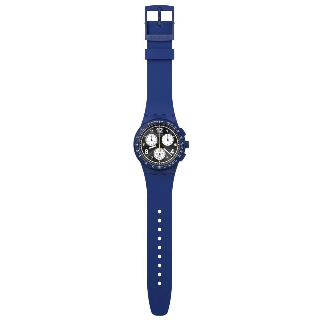 【Swatch】NOTHING BASIC ABOUT BLUE SUSN418 42mm Modern Watch
