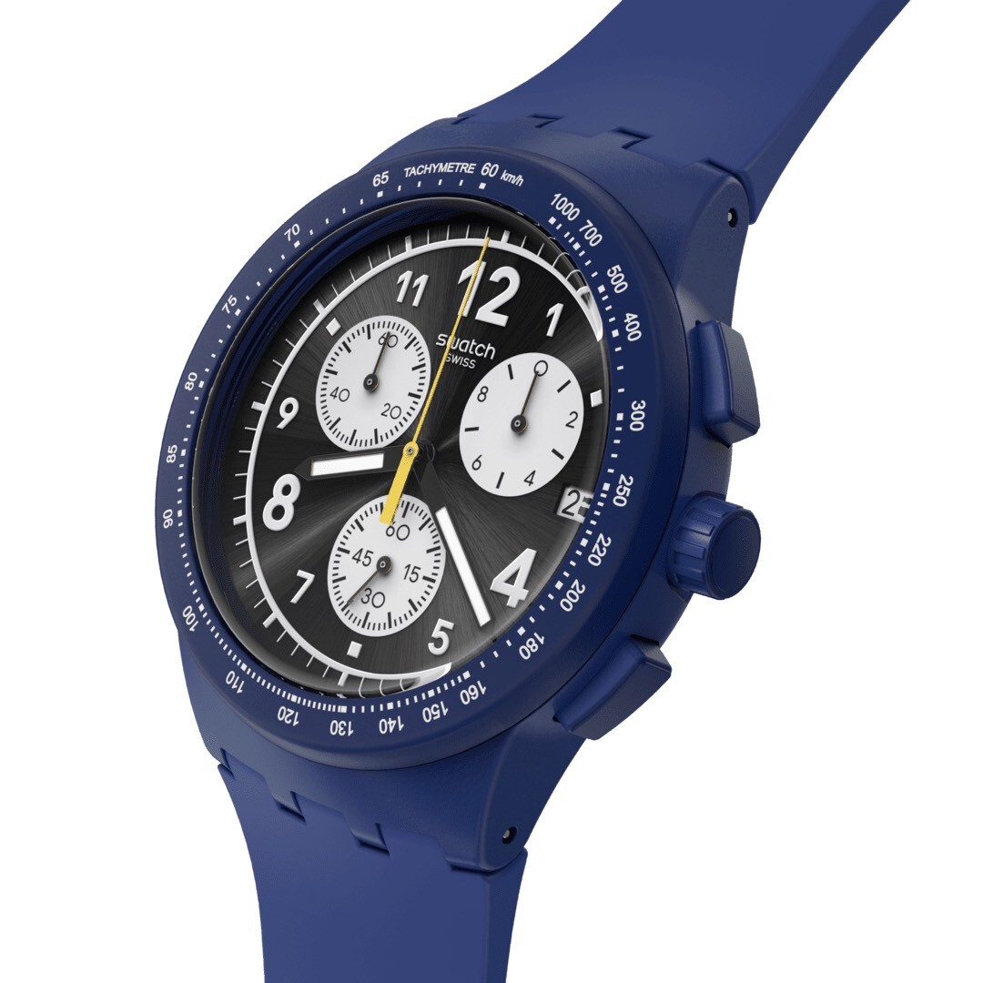【Swatch】NOTHING BASIC ABOUT BLUE SUSN418 42mm Modern Watch