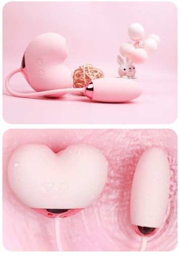 SVAKOM - Magic Heart Plus 舔及吸啜雙重刺激震動器 - 粉紅色