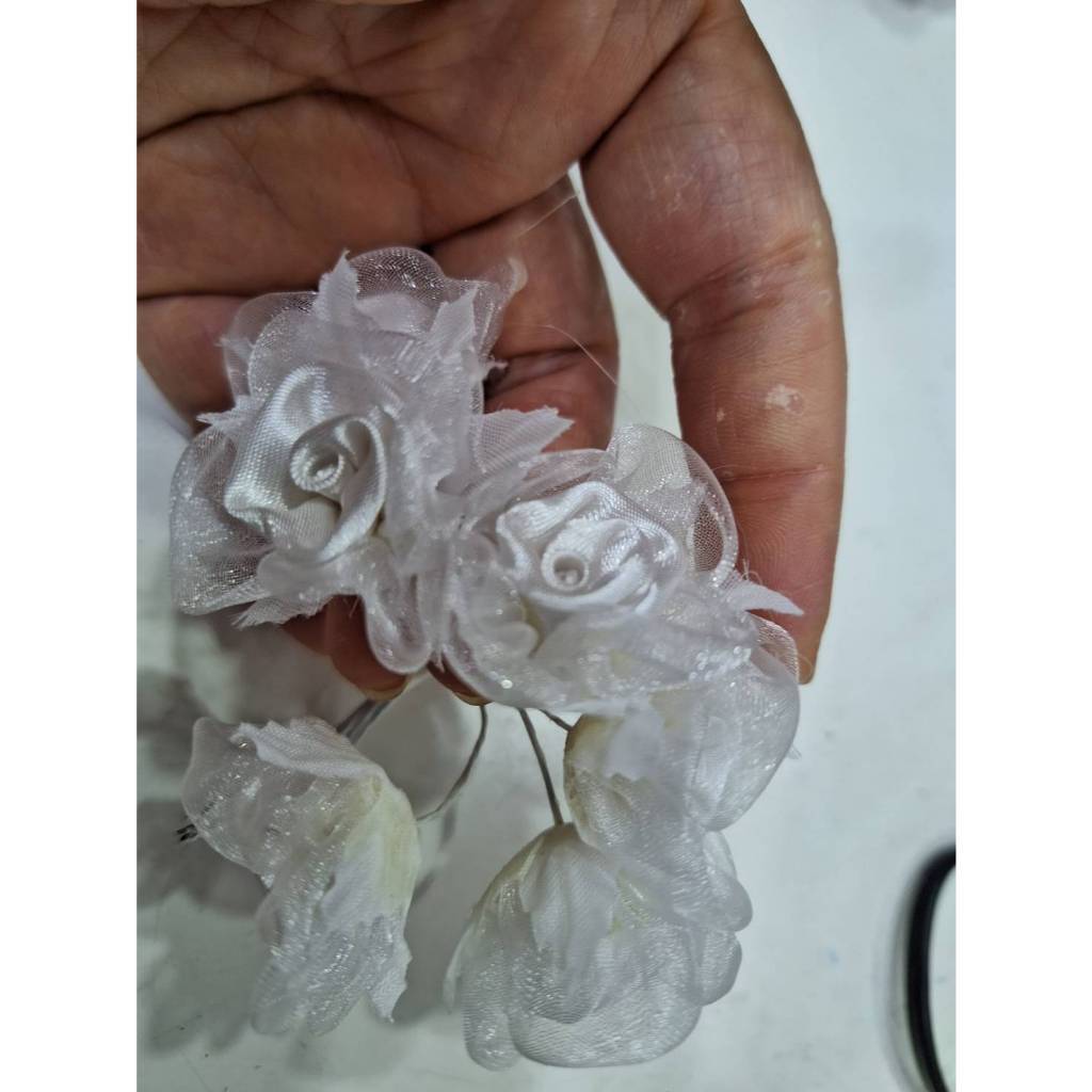 襄鑚紗捲玫瑰花~手做婚禮小物-DIY包裝材料
