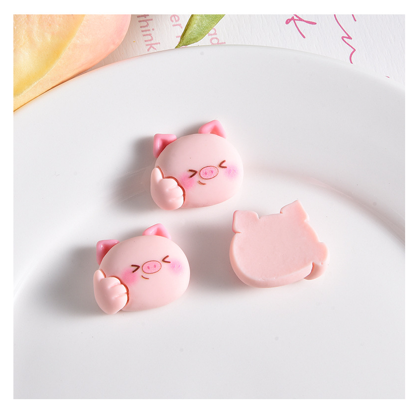 -/手機飾品迷你配件//貼片  點讚卡通動物树脂配件//