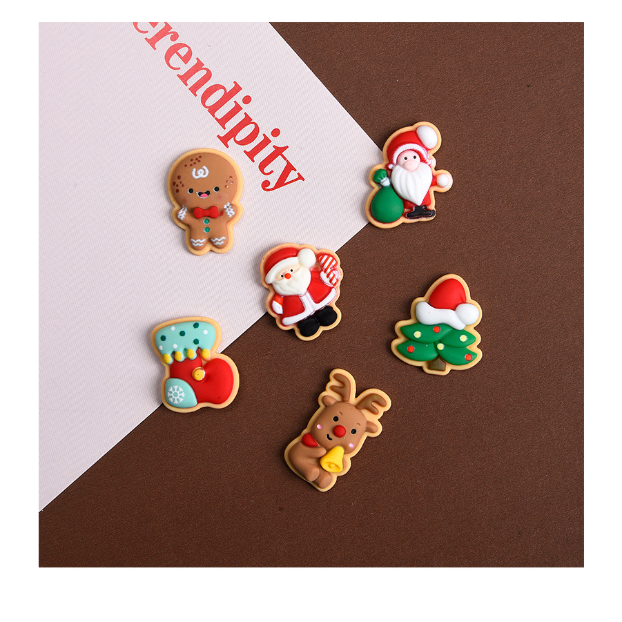 【台灣現貨速發】聖誕節貼片 聖誕手機飾品 聖誕迷你配件 貼片｜老公公 麋鹿 雪人 薑餅人 聖誕樹