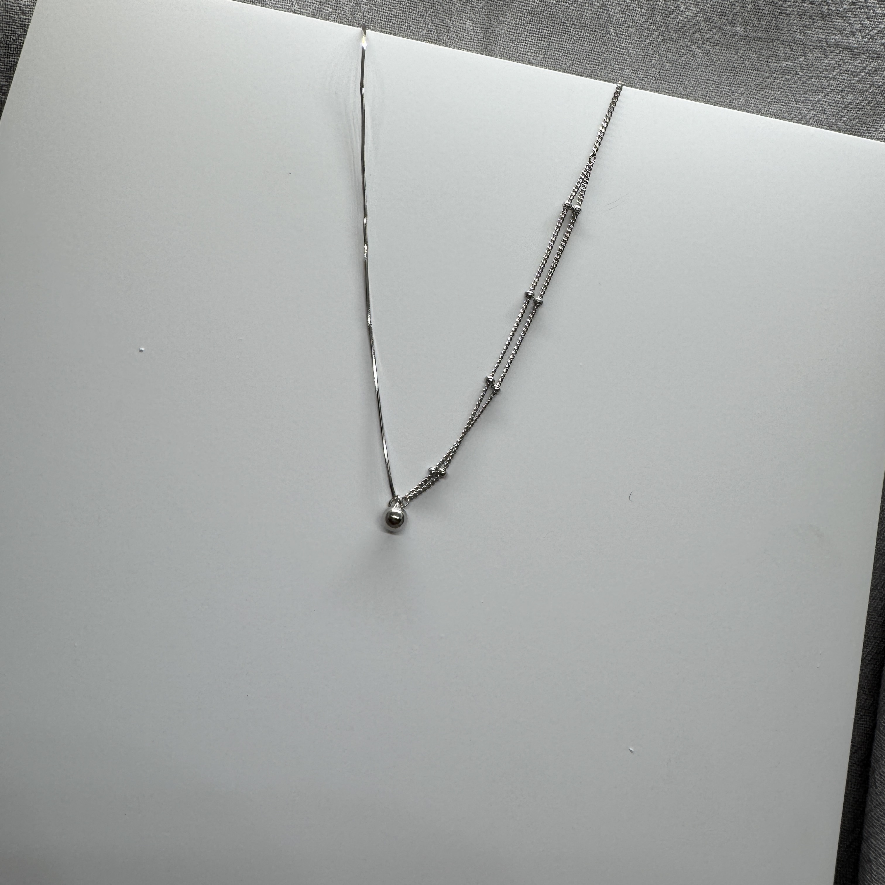 垂心項鍊 – 純銀項鍊