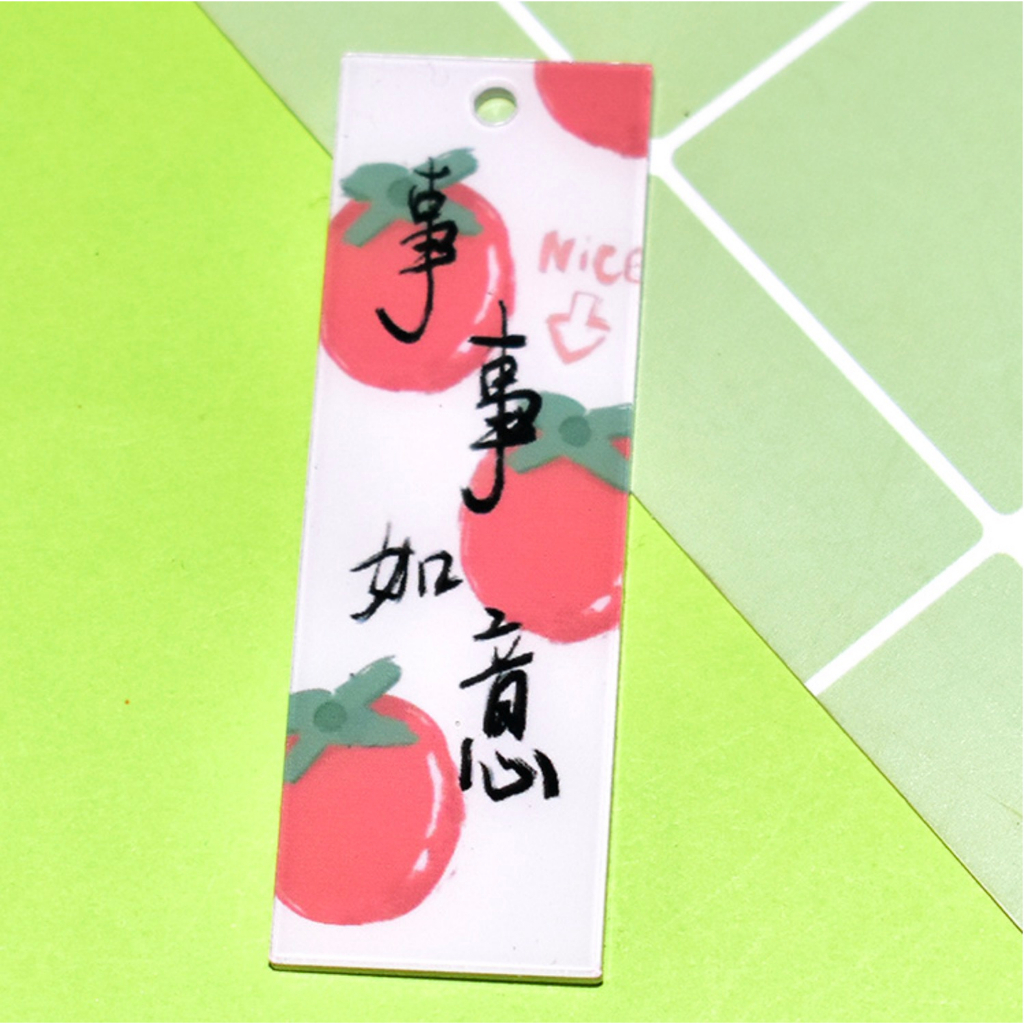 【台灣現貨速發】壓克力掛牌 幸運符掛飾 祝福語裝飾物｜掛牌 車掛 吊牌｜裝飾物