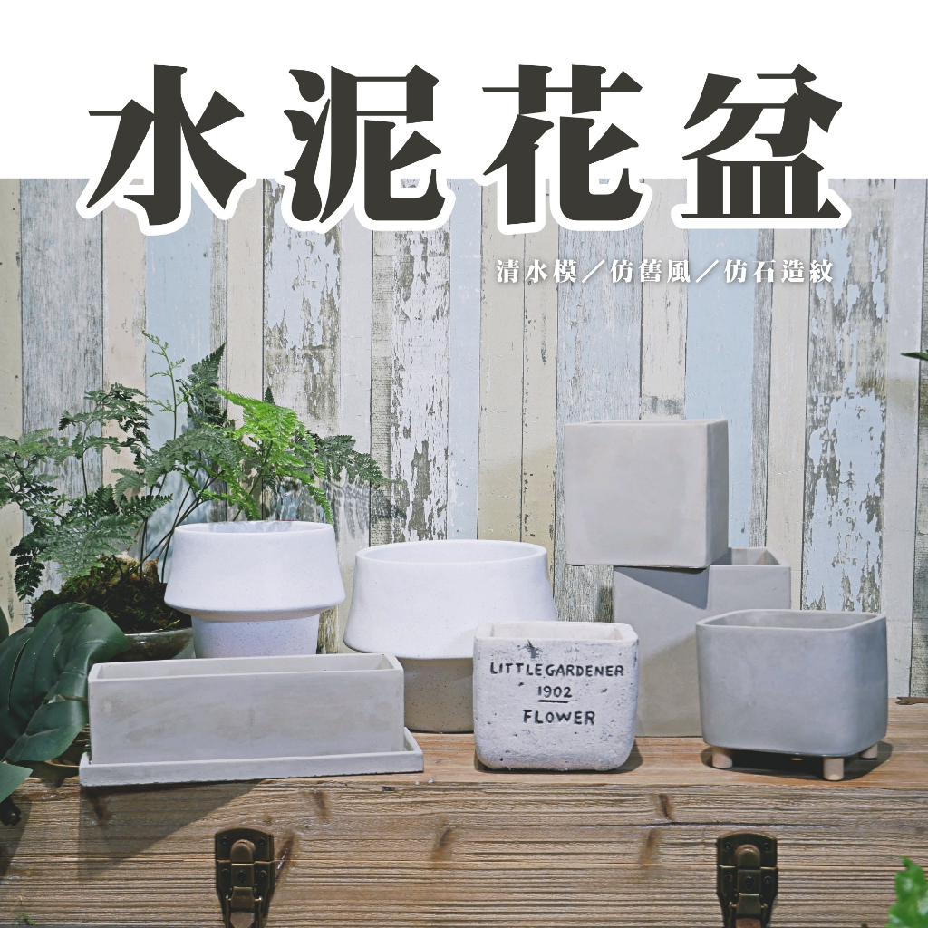 【台灣現貨速發】 水泥花盆 清水模 水泥盆｜❗️全網最低價❗️｜花盆 盆栽 辦公室擺設 多肉植物